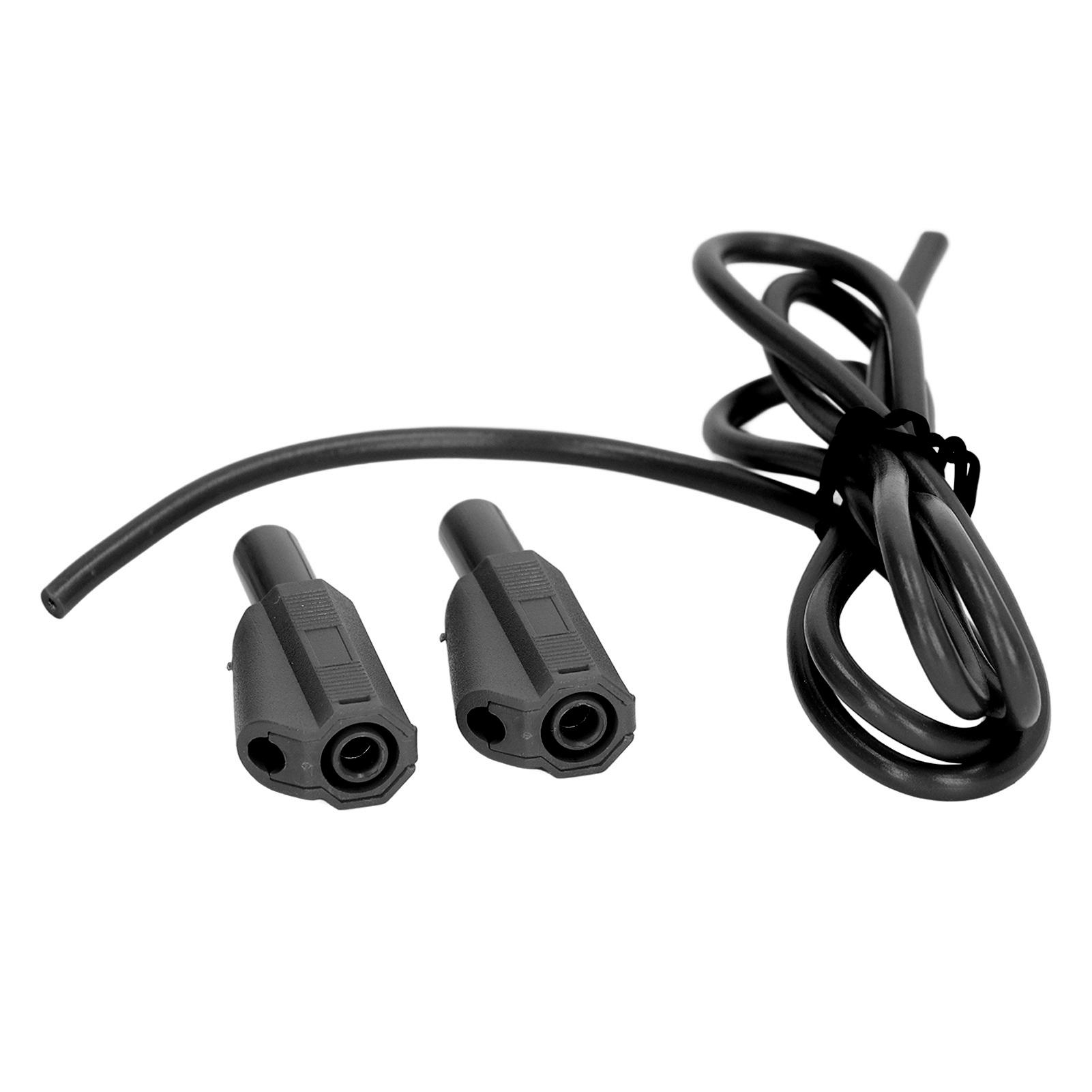 J.70021 Bananenstecker Für Prüfleitungen, Elektrisches Prüfset Für Elektroprojekte, Spannungsprüfer 32 A/1000 V, Schwarz