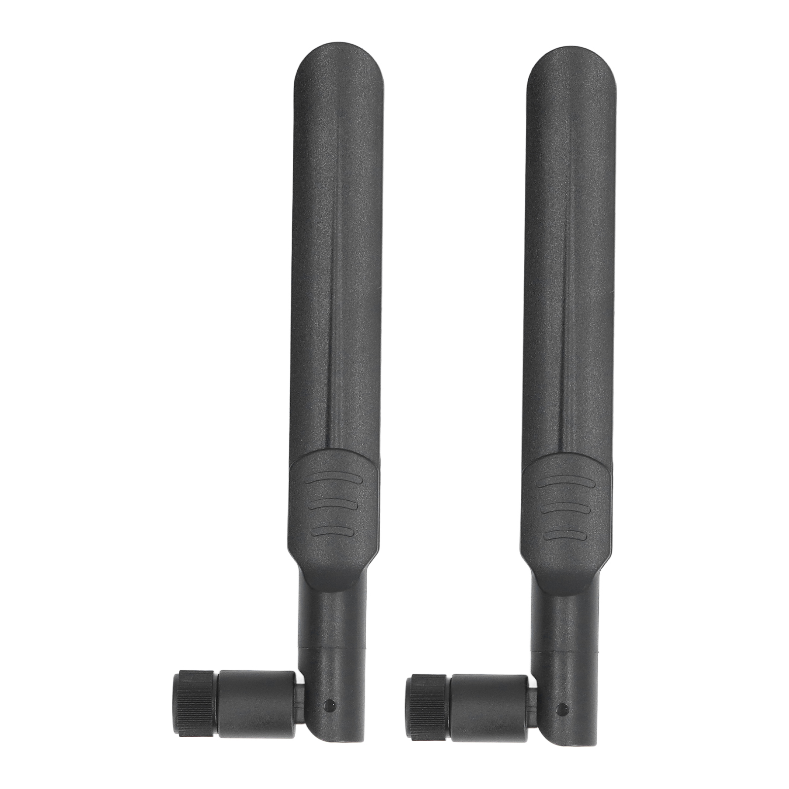Packung Mit 2 Omnidirektionalen 2,4 Ghz/5,8 Ghz Antennen Für Wi-fi Router, Faltbarer Sma-stecker (männlich), Schwarzer Kleber.