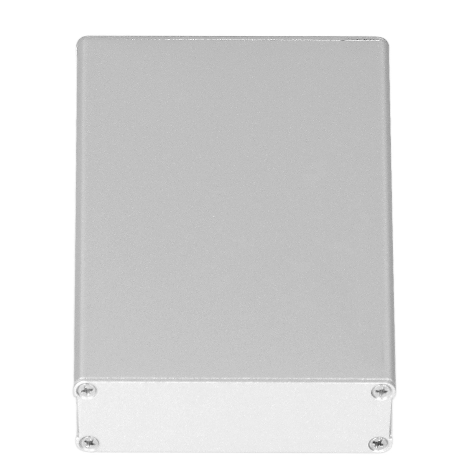 Gehäuse Aus Aluminiumlegierung, Mattsilberne Oberfläche, Für Die Leiterplattenverdrahtung (22 X 74 X 110 Mm).