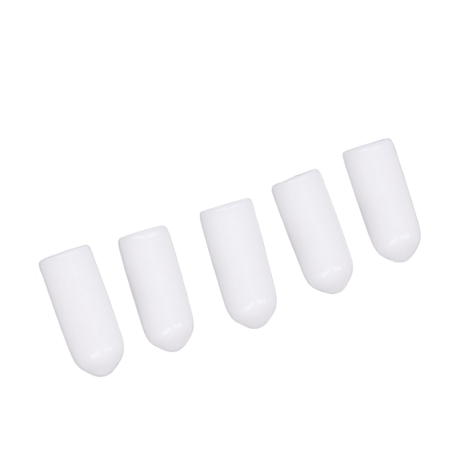 Packung Mit 100 Aufschraubbaren Sicherheitskappen Aus Weißem, Alterungsbeständigem, Flexiblem Und Flammhemmendem Pvc Für Optimalen Schutz (4,5 Mm / 0,2 Zoll).