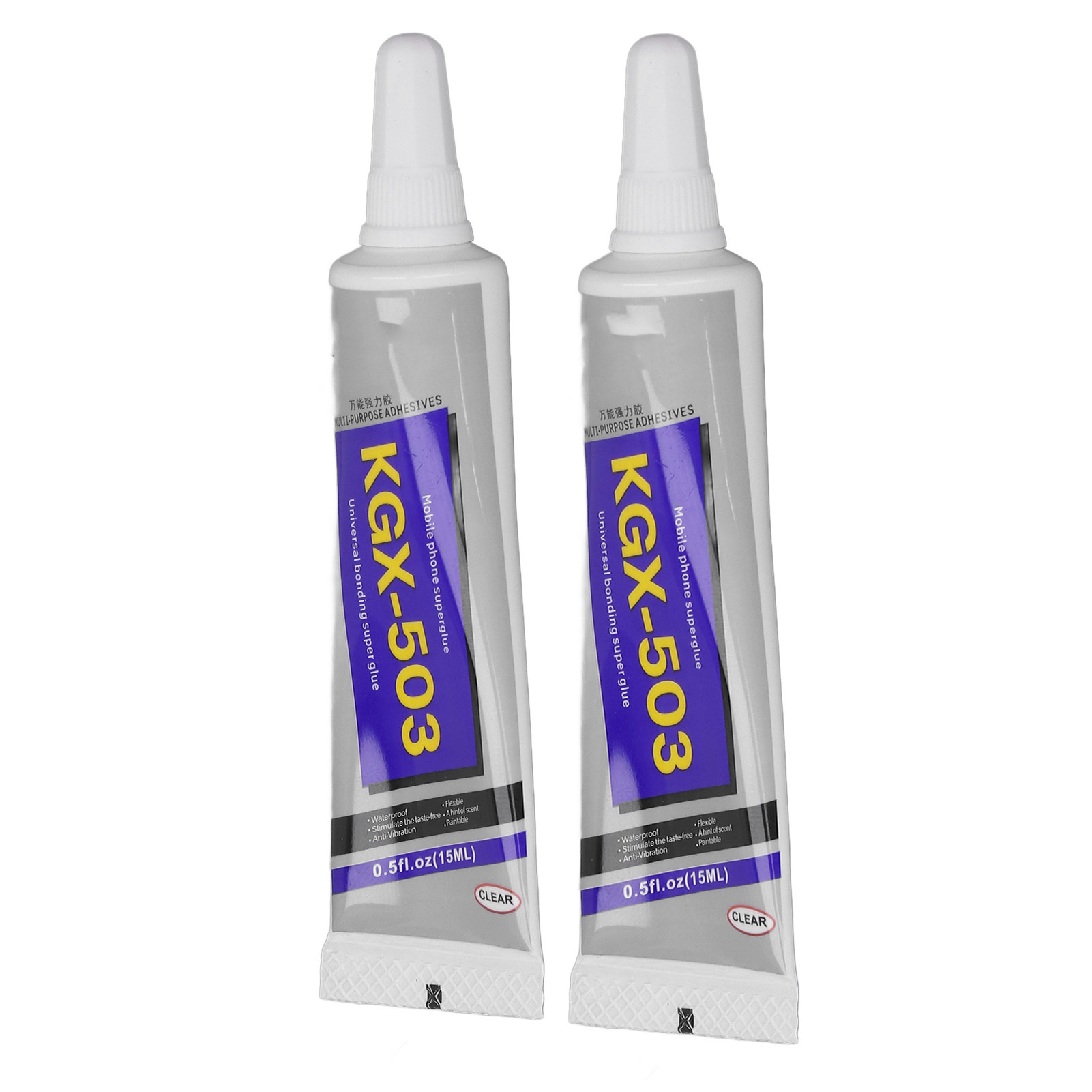 Packung Mit 2 X 15 Ml Tuben Schnellhärtendem Cyanacrylat-silikonkleber Für Rahmen, Ideal Für Die Reparatur Von Elektronikgeräten (weißleim).
