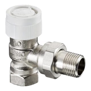 Baureihe av 9 Thermostatventil 1183706 dn 20, 1,3 kvs, Eck, Messing vernickelt - Oventrop