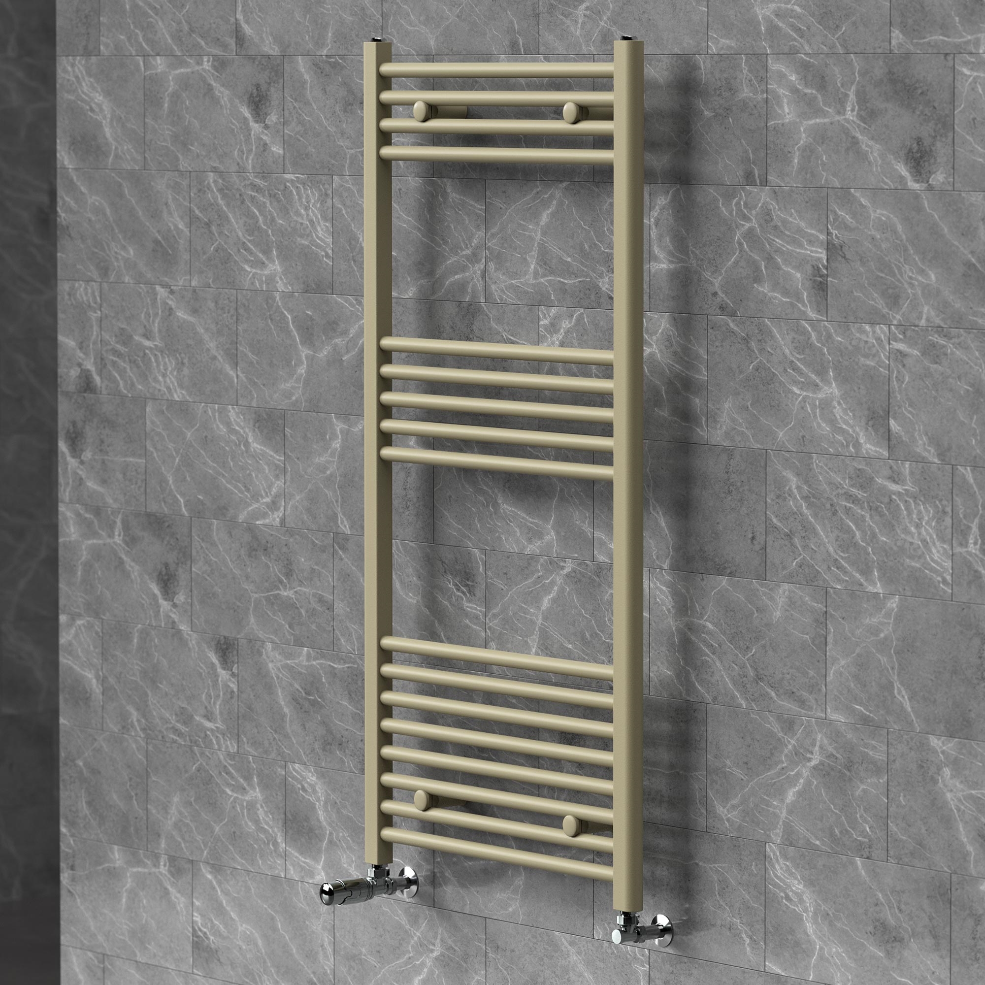 Luxebath Handtuchheizkörper 600x1200 Mm Badheizkörper Mit Thermostatventil
