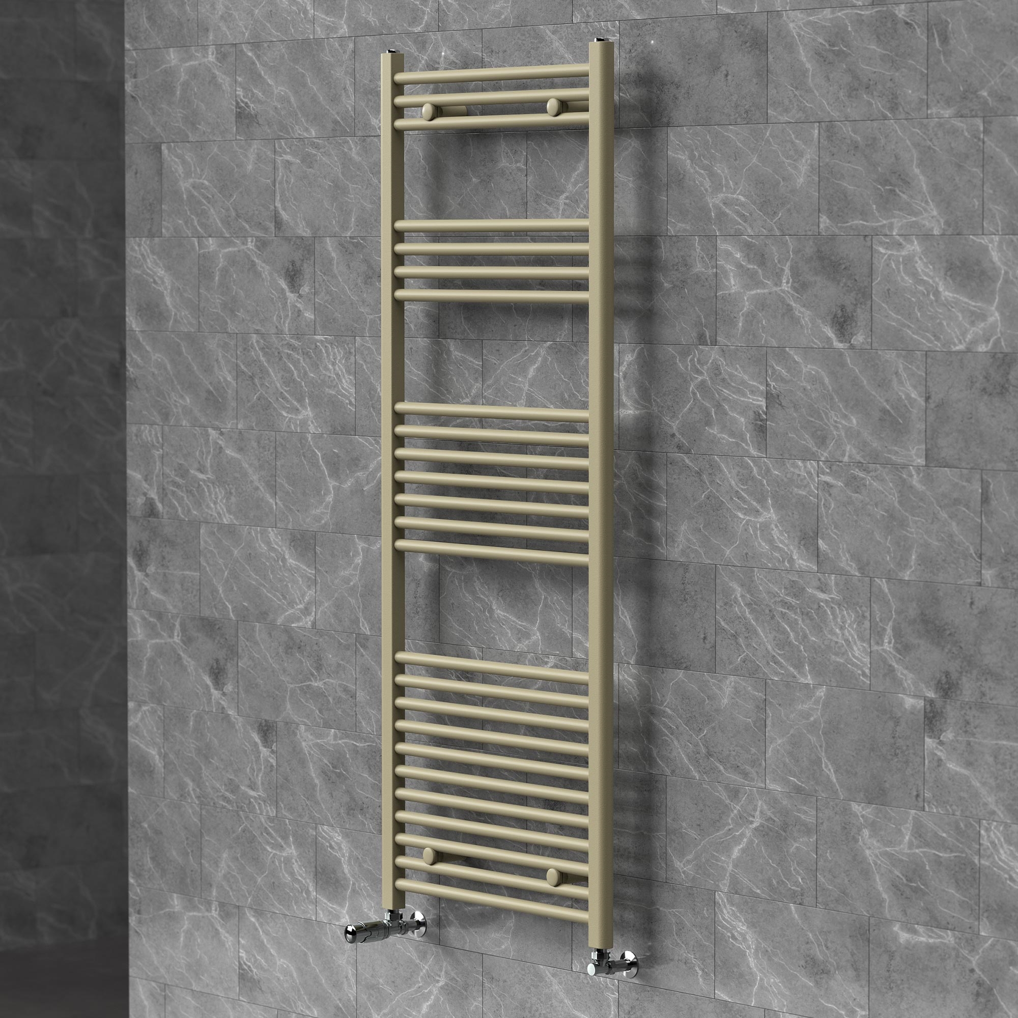 Luxebath Handtuchheizkörper 600x1500 Mm Badheizkörper Mit Thermostatventil