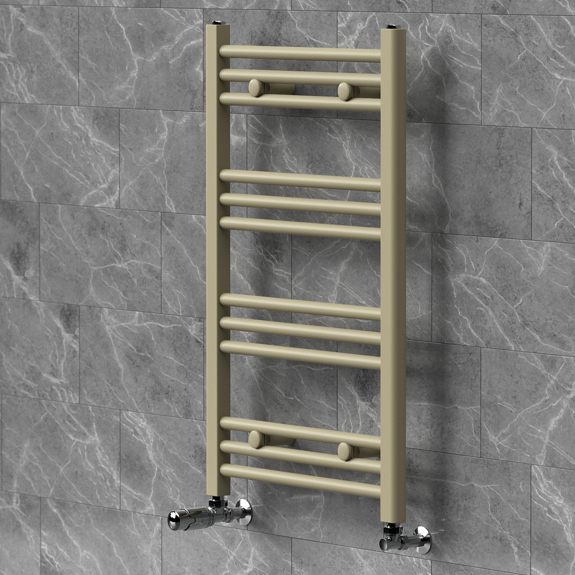 Luxebath Handtuchheizkörper 500x800 Mm Badheizkörper Mit Thermostatventil