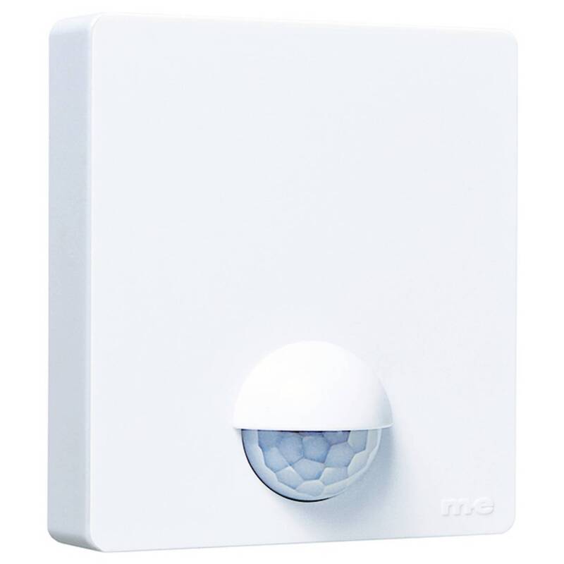 [gebraucht] B-ware M-e Modern-electronics Bewegungsmelder 120° Ip54 Außenbereich Weiß 300m