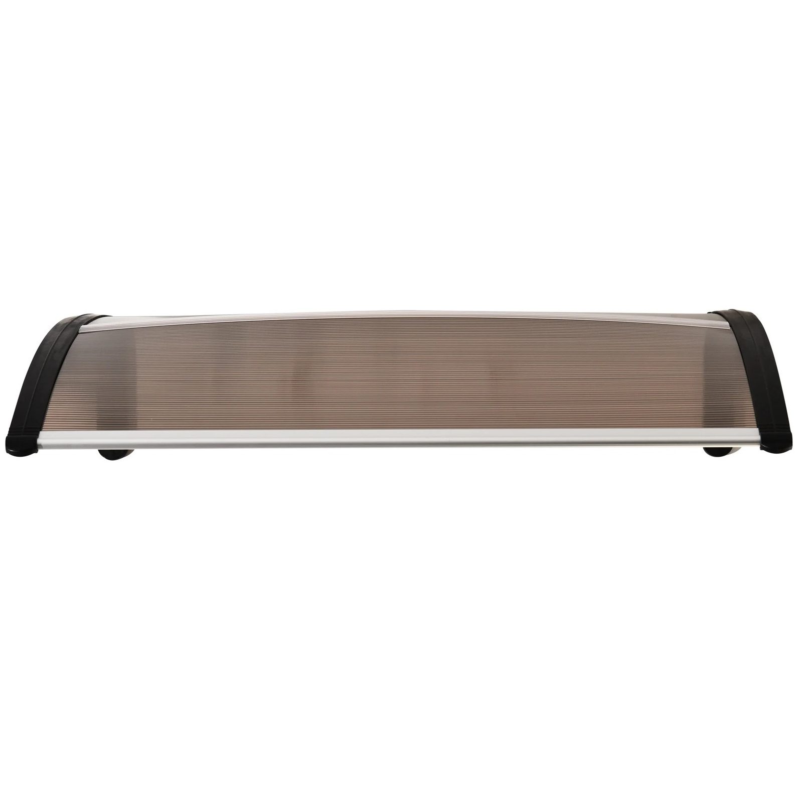 Haustürvordach Aus Braunem Polycarbonat 120 X 75 X 23 Cm