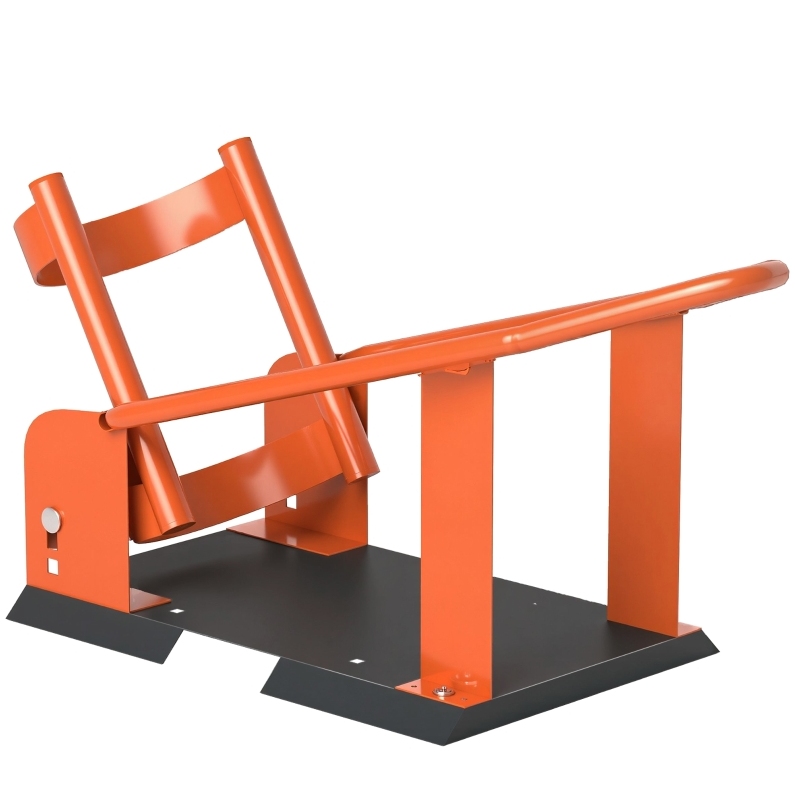 Verstellbarer Motorrad-frontständer Aus Stahl, Orange, Traglast 816,5 Kg