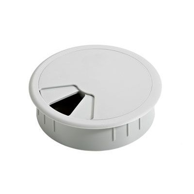 Kabeldurchführung Kunststoff grau grau Einlass-Ø 60 mm