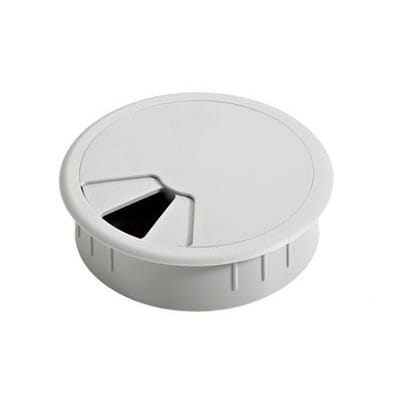 Kabeldurchführung Kunststoff grau grau Einlass-Ø 60 mm