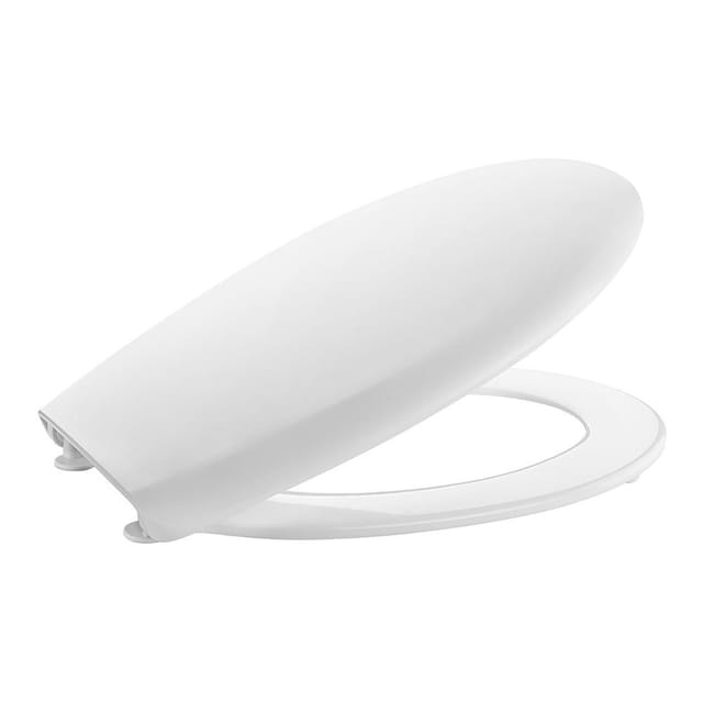 Roca - Victoria Weißer Toilettensitz mit Stahlscharnieren A801B6000B –