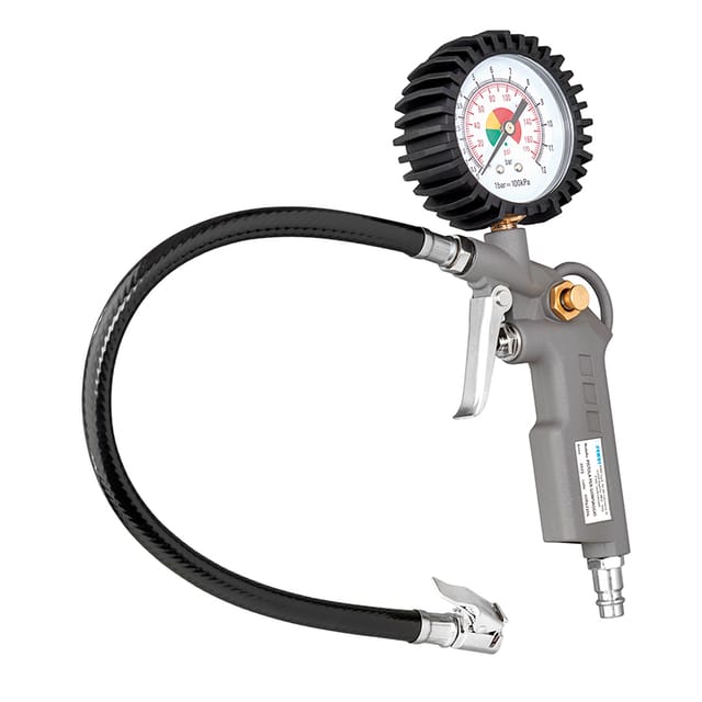 Fervi - reifendruckpistole druckluftpistole reinfenfüller manometer 0608