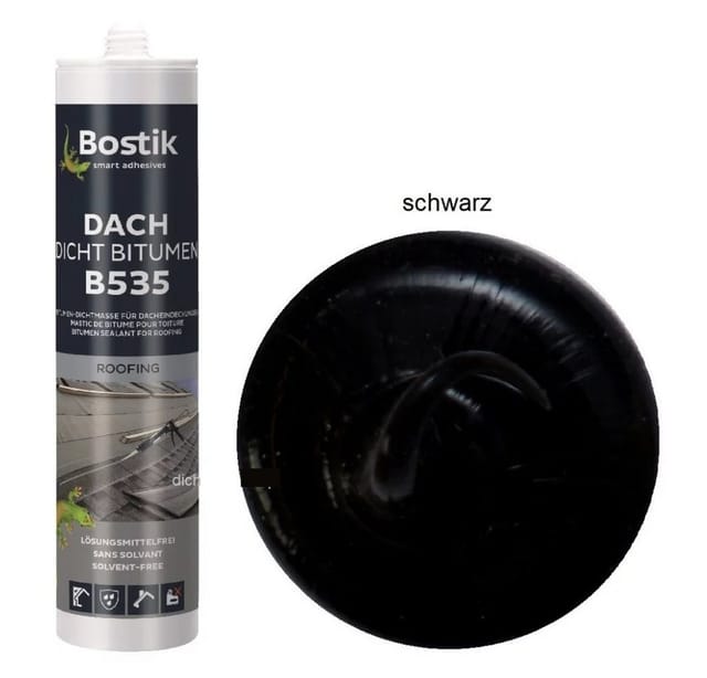 Bostik - 30617160 Bitumen-Dachdichtstoff B535 300 ml Kartusche