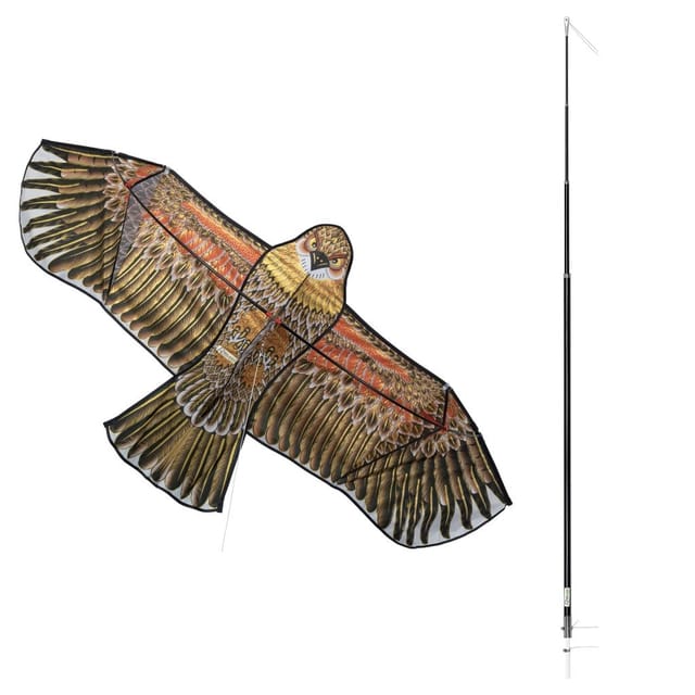 Flugschreck mit Bodenspieß 1,75 m Spannweite - Ribimex