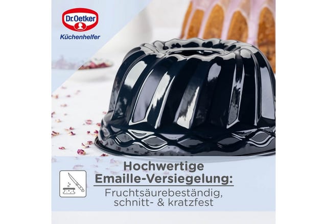 Gugelhupfform Back-Liebe Emaille ø 24 cm