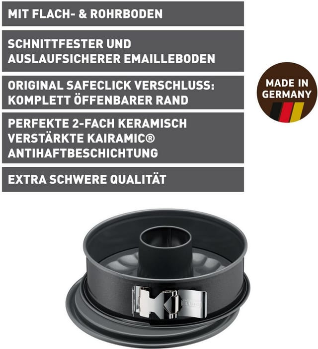 La Forme Plus Springform Safe Click 2 Böden 26 cm