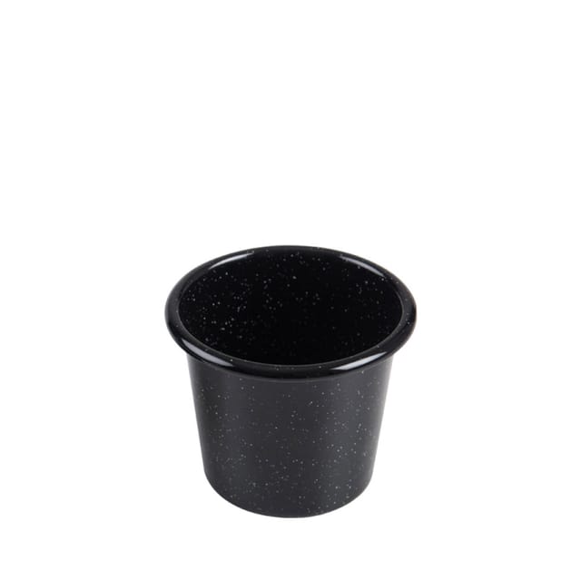 Riess Back- Muffinform hoch Ø8cm Schwarz Emaille