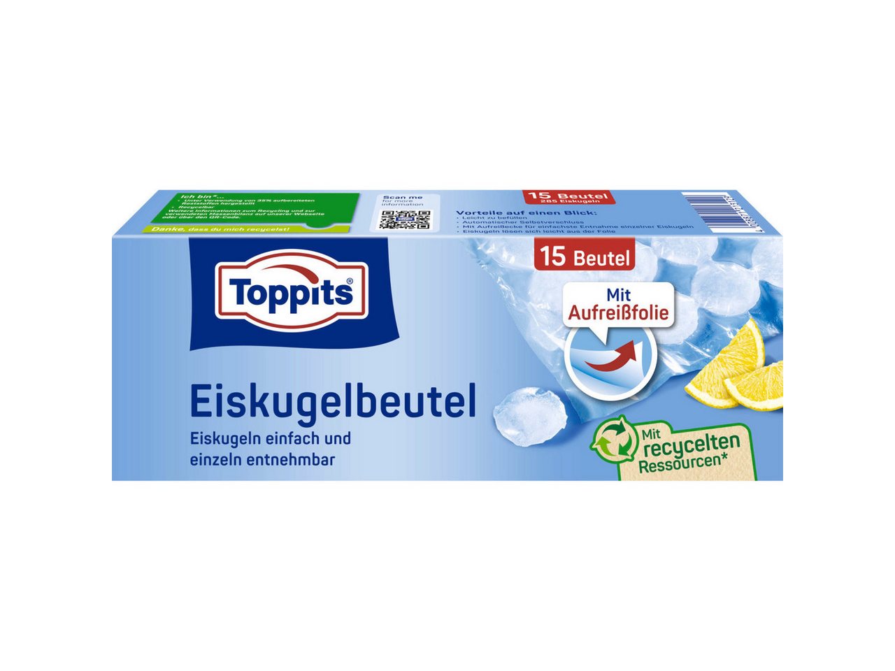 Eiskugelbeutel Pack für 300 Eiswürfel