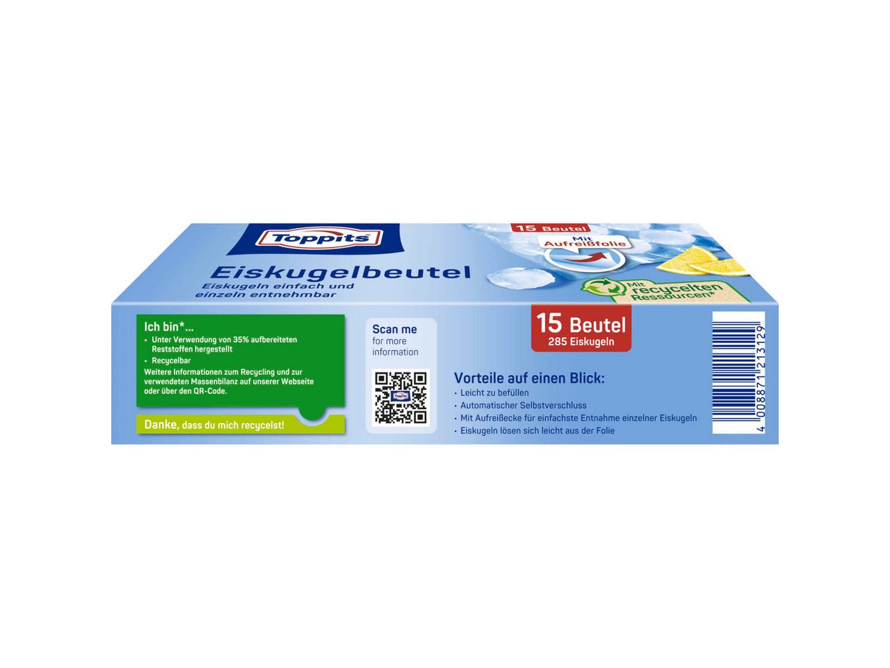 Eiskugelbeutel Pack für 300 Eiswürfel Bild 3