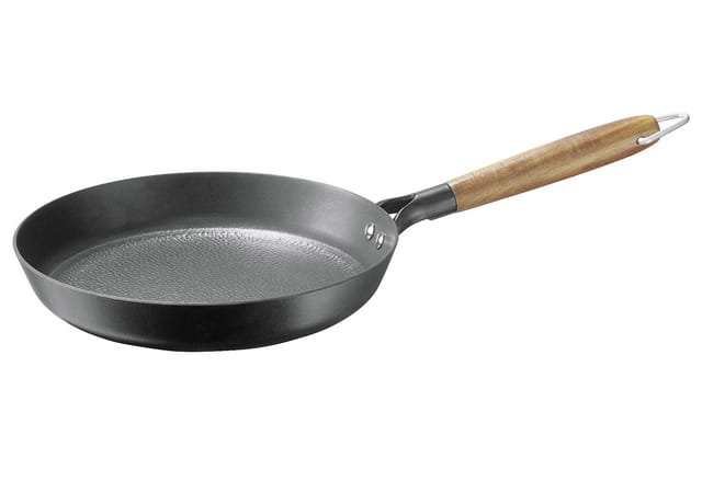 Küchenprofi Bratpfanne 28 cm Schwarz Gusseisen Emaille