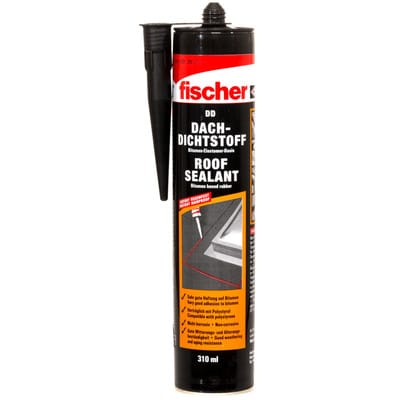 Dach-Dichtstoff dd 310 ml schwarz - Fischer