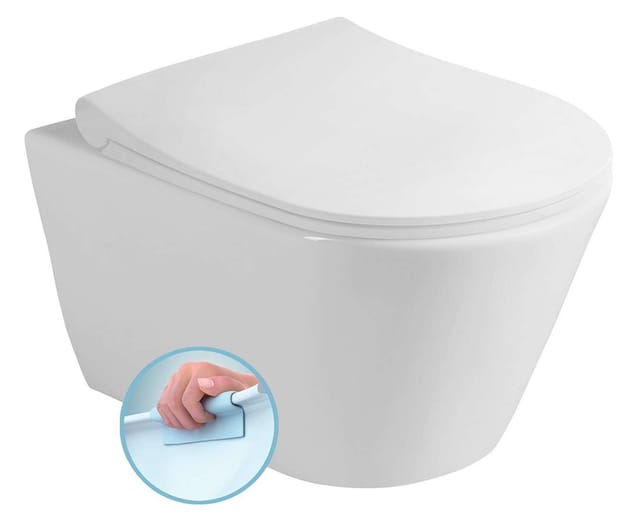 Sapho - Sanitärkeramik - Wand-WC Avva, Rimless, weiß 100314