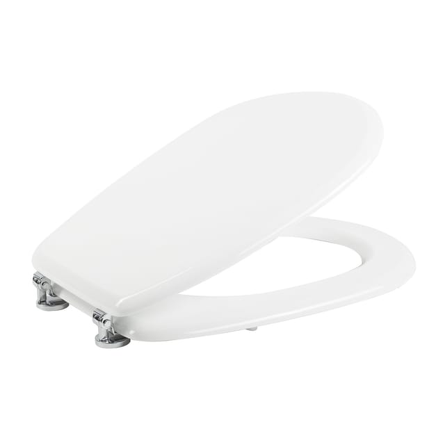 Wc-Sitz weiss Toilettendeckel aus mdf mit Deckel mod. Liuto Fit