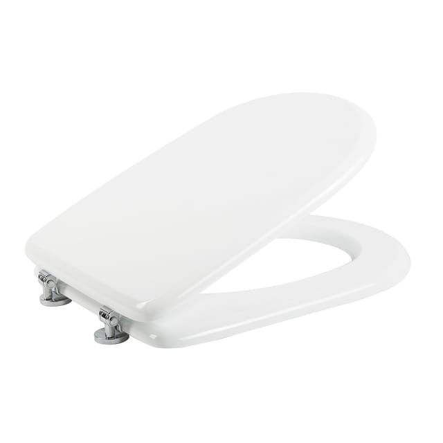 Idralite - Wc-Sitz weiss Toilettendeckel aus mdf mit Deckel mod. Sintesi 2.0