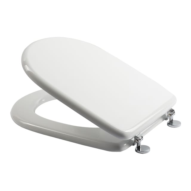 Idralite - Wc-Sitz weiss Toilettendeckel aus mdf mit Deckel mod. Aretusa Fit