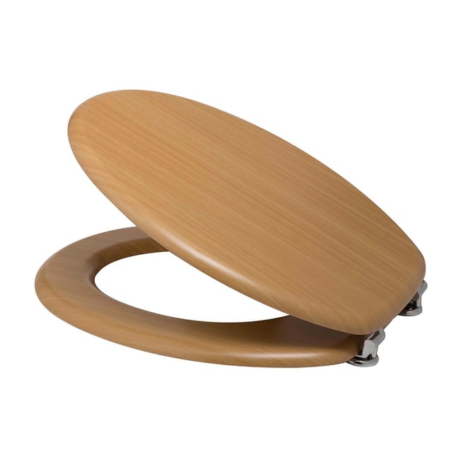Idralite - Wc-Sitz Buche Toilettendeckel aus mdf mit Deckel mod. Pegaso
