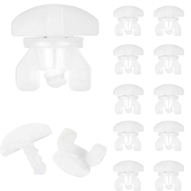 10-teiliges Set Bestehend Aus Vorhanggewinderollen, Vorhangschienen, Geräuscharmen Kugellagern, Verriegelungsmechanismen, Flexiblen Führungsschienen Und Rollen