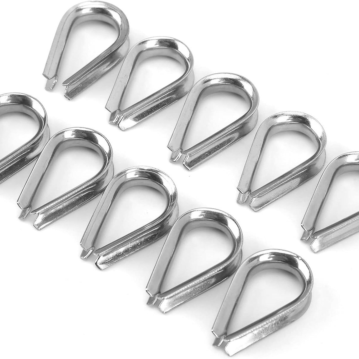 10er-packung Robuste Und Rostfreie Schiffsseilklemmen Für Den Export, Ideal Für Docks.