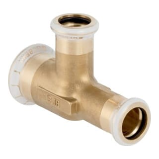 Mapress T-Stück reduziert Außendurchmesser, 15mm - Geberit