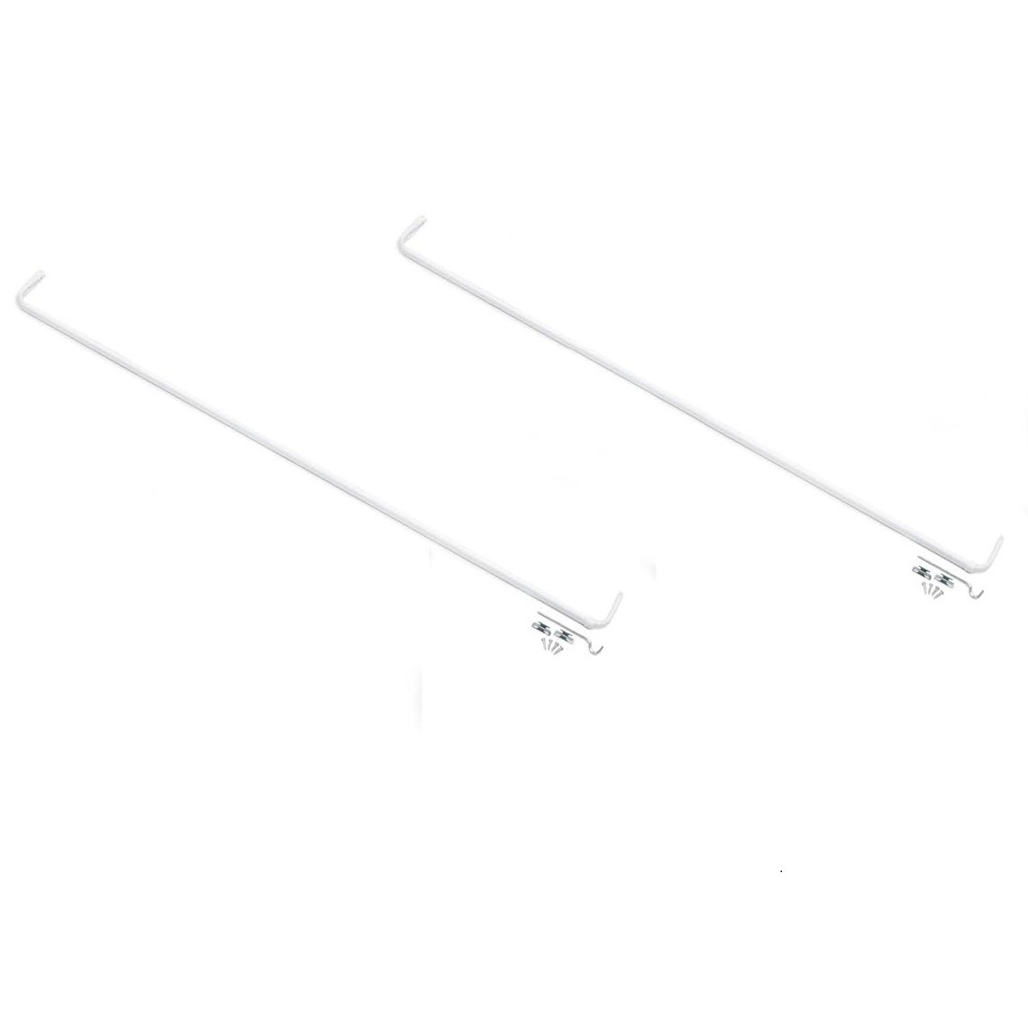 2er-pack 28-48 Zoll (71-122 Cm) Lange, Einteilige, Teleskopierbare Duschvorhangstange Mit Federmechanismus