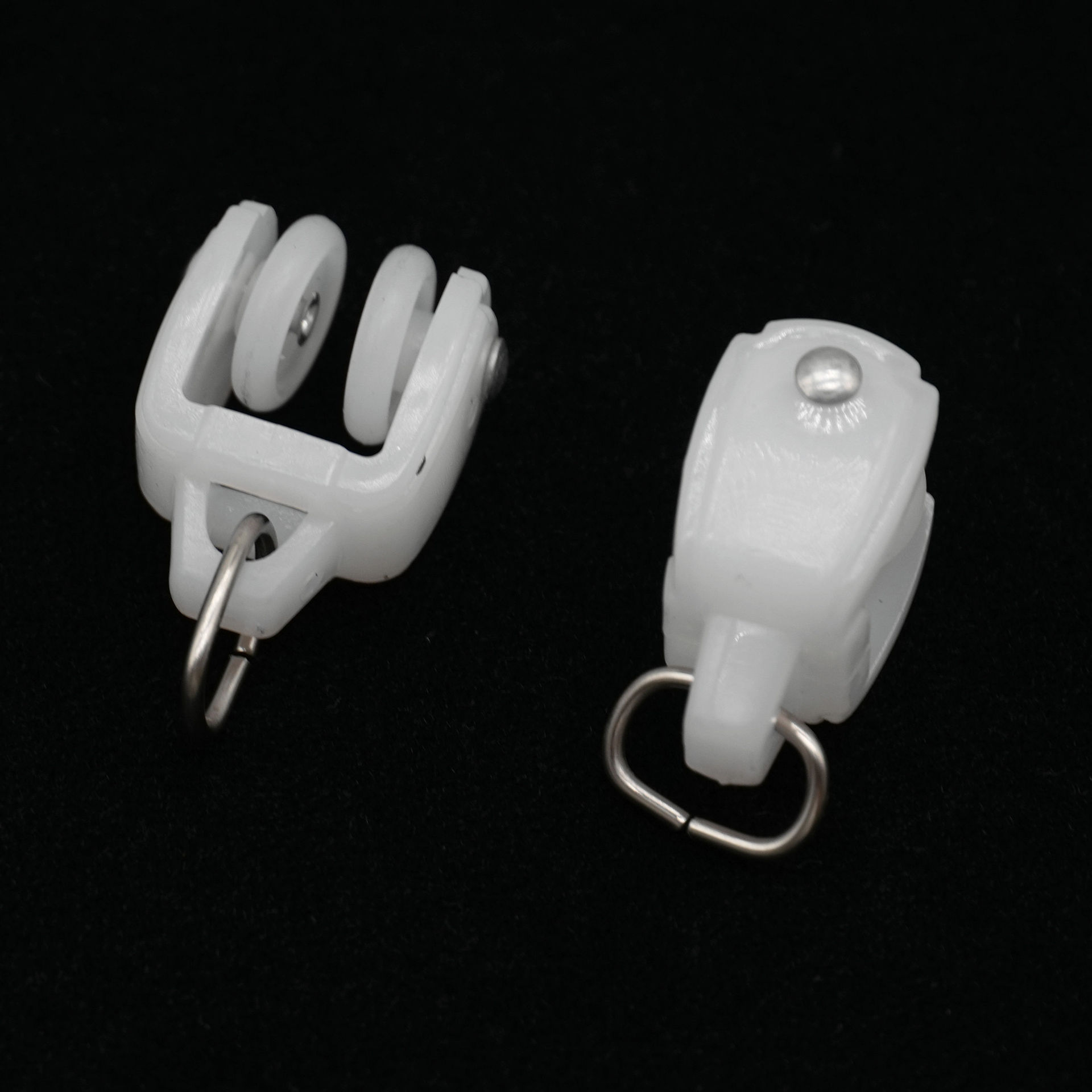 30 Stück Pro Packung, 12-mm-gardinenschienenzubehör, Rollen, Umlenkrollen, Führungsschienen, Gebogene Schienen, Haken, Schnallen, Schienenzubehör, Rollen.
