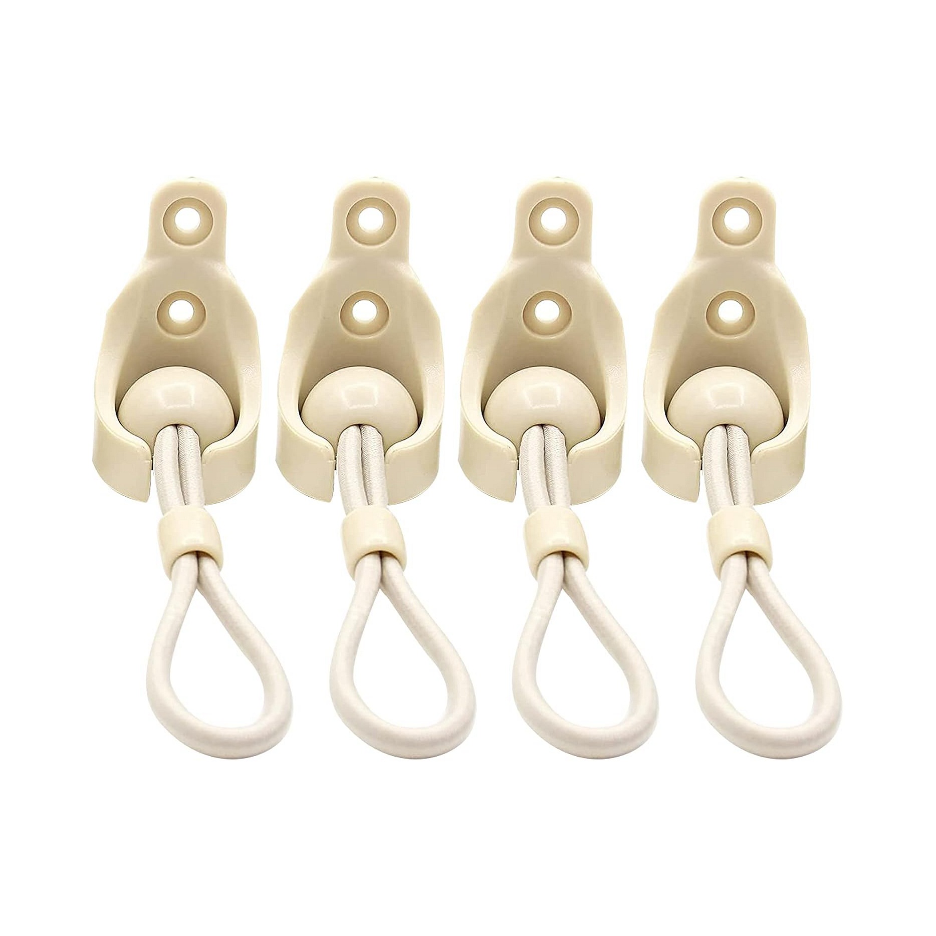 4er-pack Befestigungsschnallen Für Rollos Im Einzelhandel, Winddichte Seilschnallen Für Rollos Im Außenbereich, Elastische Endkappen Für Befestigungsseile