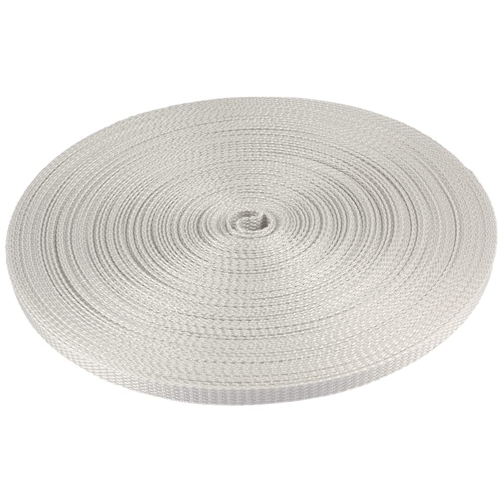 50 Meter Weißes 14 Mm Rolloband, Uv-beständig, Spezialband Für Die Oberflächenmontage Von Tür- Und Fensterrollomaschinen.