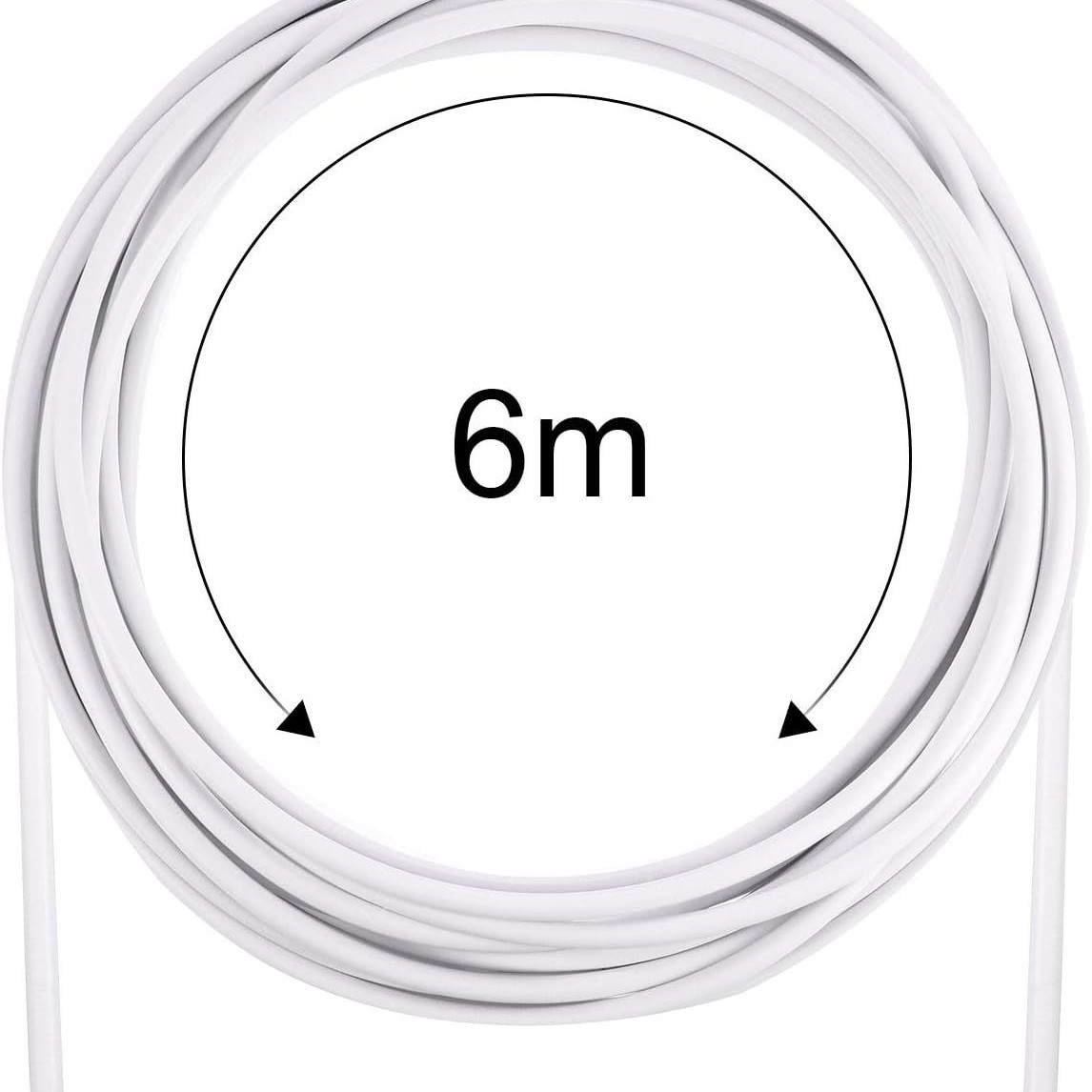 6 Meter Langes, Kunststoffummanteltes Federseil-set Mit Stahlseil + Komplettem Satz Hakenclips, Verschiedene Ausführungen Erhältlich, Und Komplettes Zubehör.