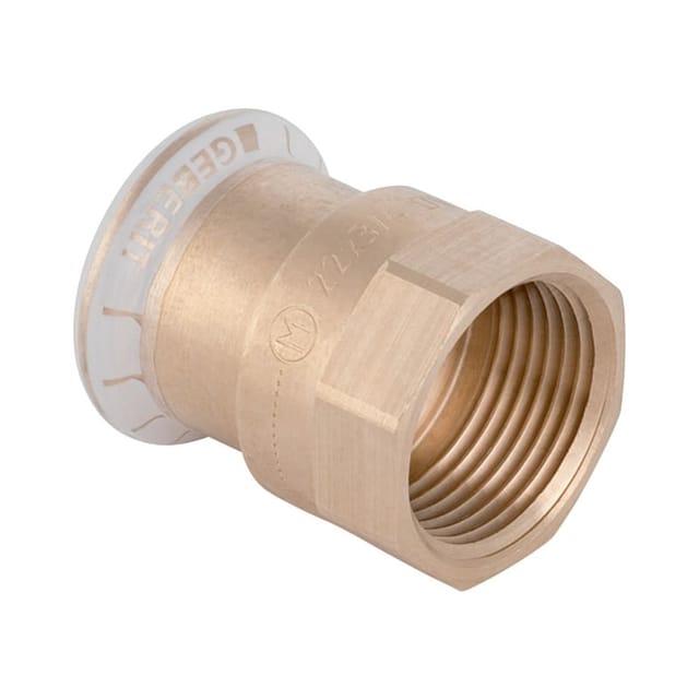 Geberit Mapress Kupfer Übergang mit Innengewinde, d 12mm, Rp 1/2″, Rotguss bleifrei