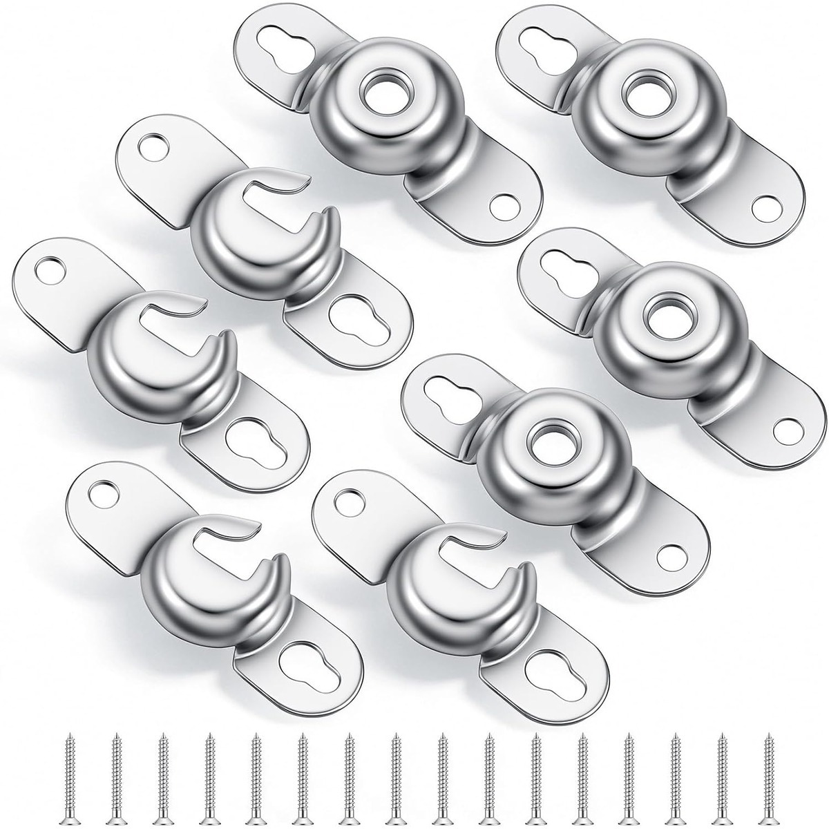 Ein Paar 38-mm-rollohalterungen Mit Rostfreien Schrauben, Rollozubehör Für Wohnzimmer/arbeitszimmer Und Montageanleitung.