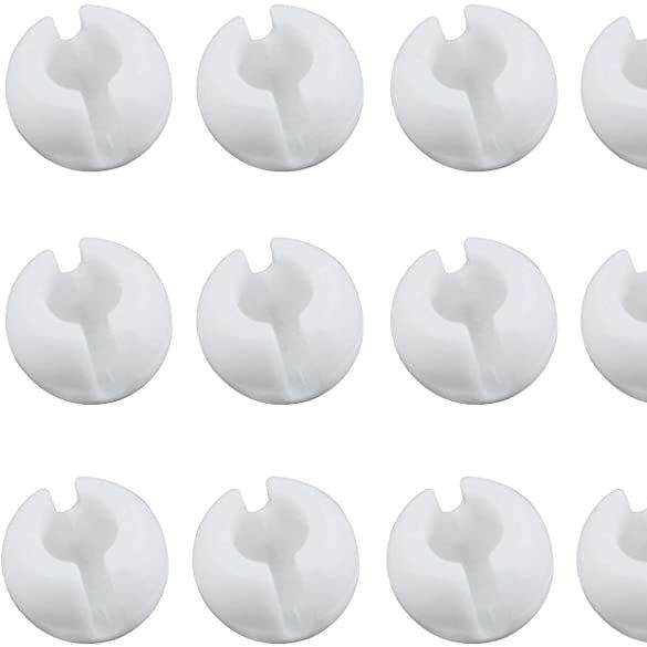 Eine Weiße Begrenzungsschnalle, 30 84mm Perlenbefestigungsschnallen, Perlenketten-zugperlenbegrenzungsschnallen Und Rollladen-perlenkettenschnallen.