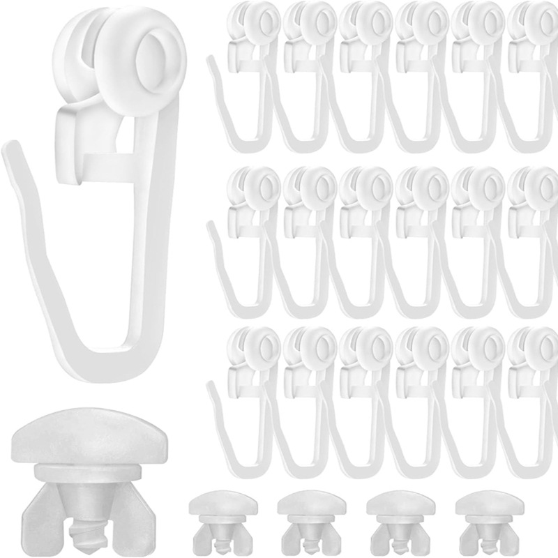 Gardinenrollen Für Den Einzelhandel, Geräuscharme Rollen, 50 Stück, Gewinderollen, 4 Sets, Ersatzteile Für Verschleiß.