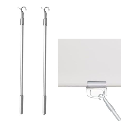 Hohes Fenster-steuerungsset – Kabelloses Rollladenstangen-set, 2-teilig (45,7–81,3 Cm) Mit Haken / Einzelhandel