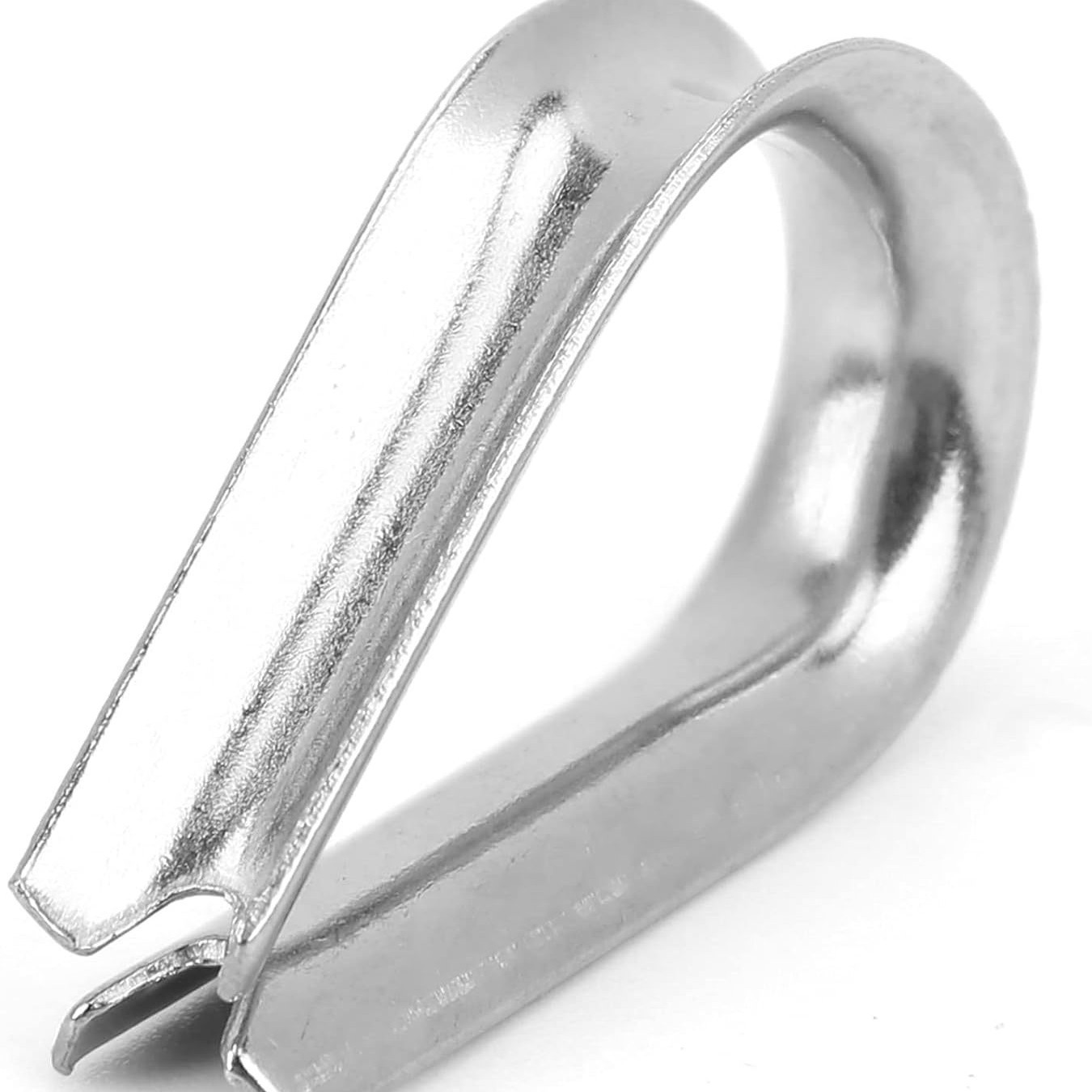 Seilklemmplatten, 4 Mm Edelstahl-schiffsseilklemmen, Kabelschutzringe, Robuste Pod-klemmen (20 Stück)