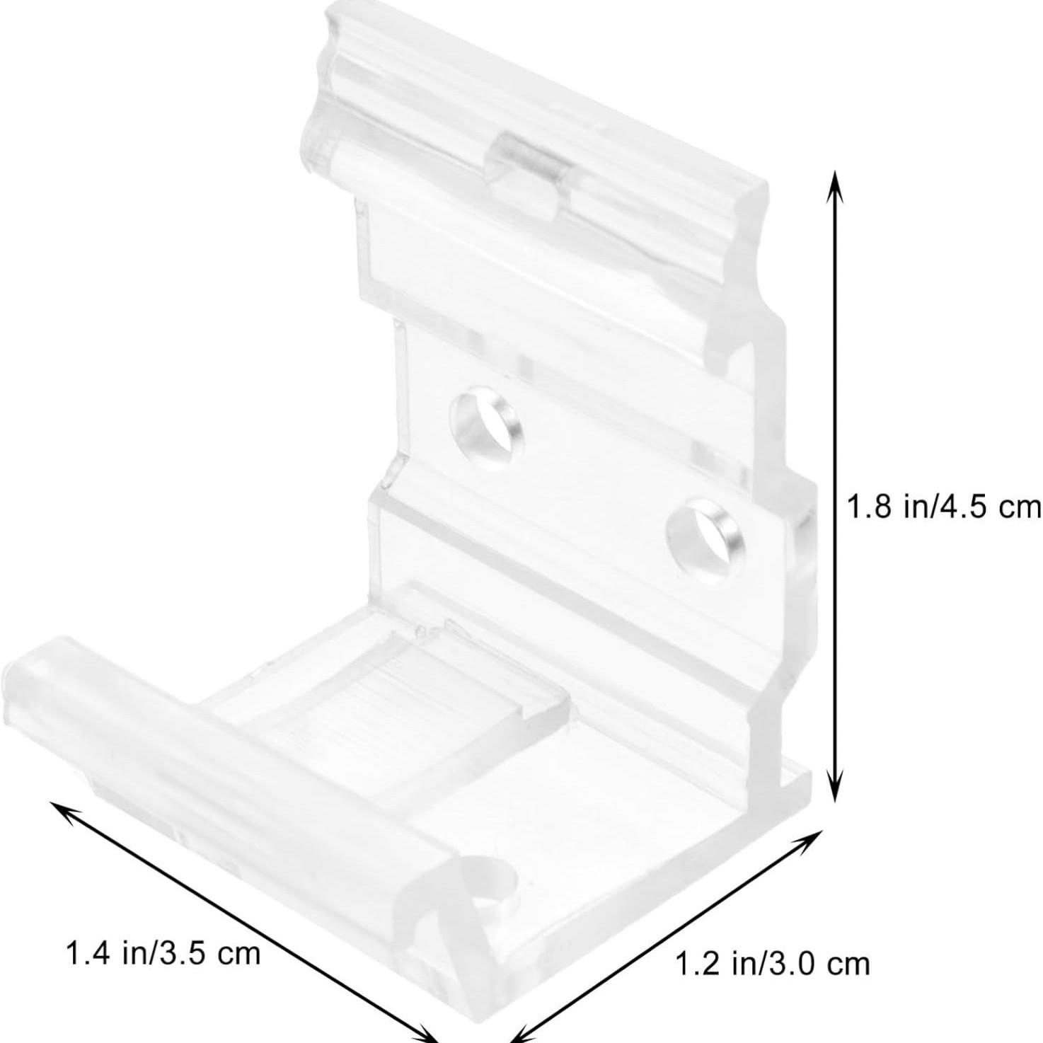 Universelle Halterung Für Verdeckte Montage, Robust Und Einfach Zu Installieren, Zubehör Für Die Lamellenmontage, 20 Stück Pro Packung