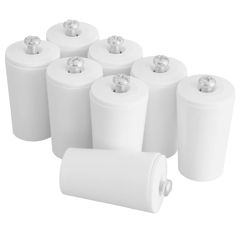 Universeller 40-mm-rollostopper, 8-teiliges Set Mit Schrauben, Verhindert Effektiv Ein Übermäßiges Verrutschen Des Rollos Und Ist Einfach Zu Montieren.