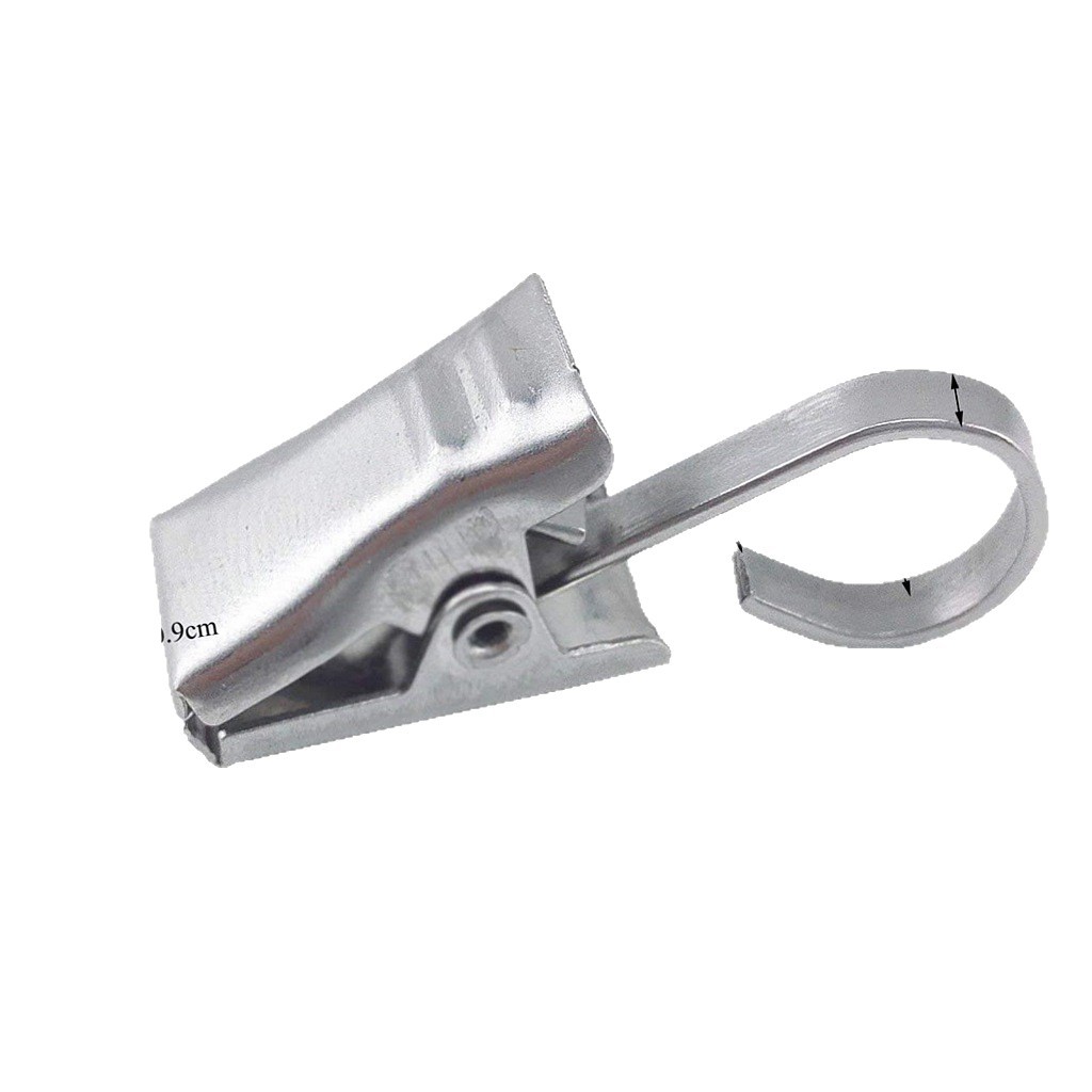 Vorhangclips, Haken, Edelstahlclips, Schnallen, Zubehör, Robuste Duschvorhangclips, Verdickte Altmodische Vorhangclips (20 Stück)