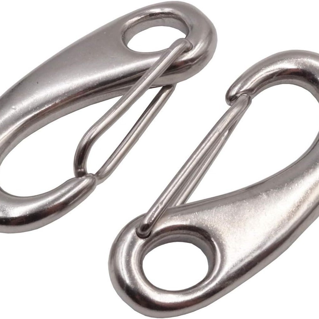 Zwei Eierhaken Mit Windfester Seilverstärkung, Hochbelastbare Hebeösen, Mehrzweckhaken