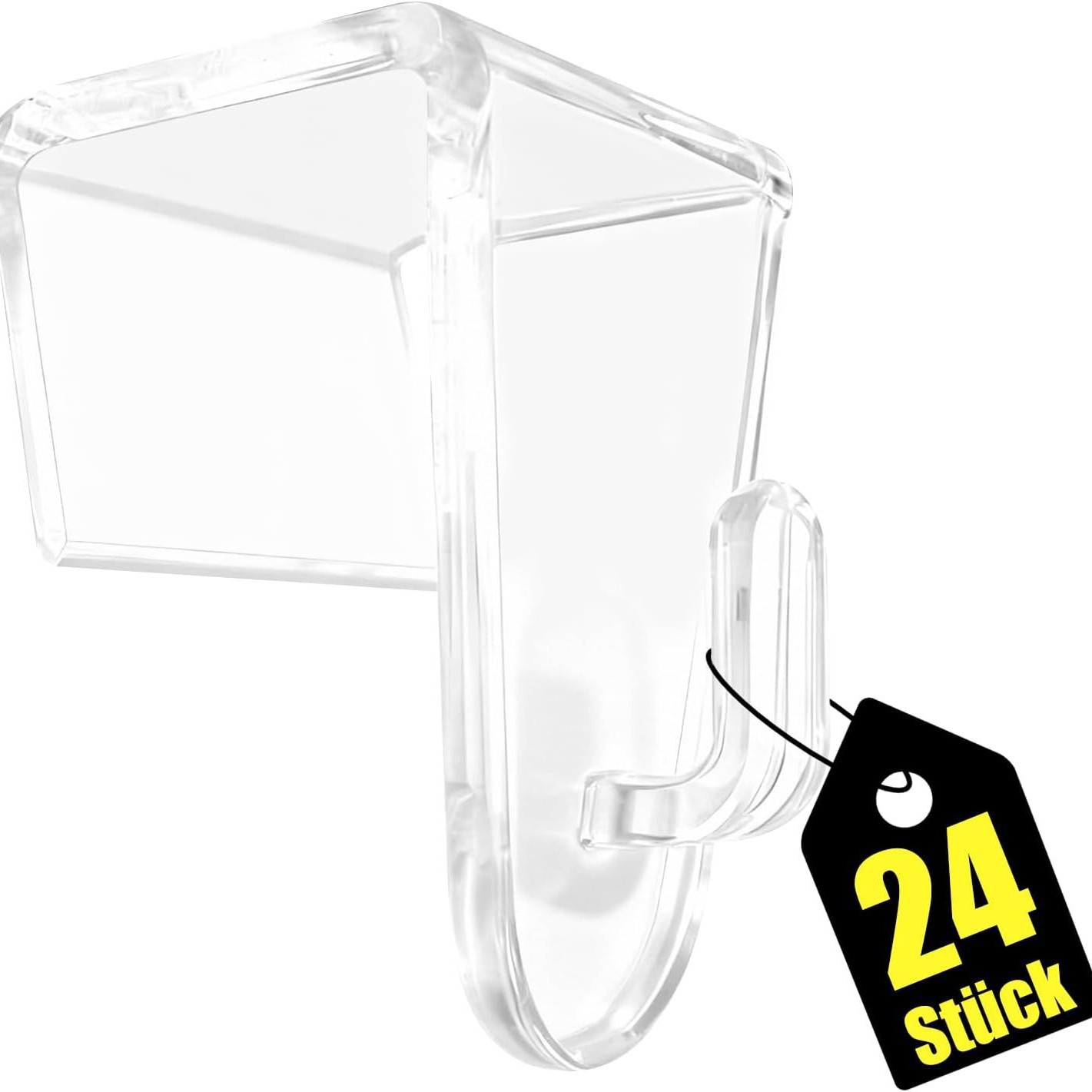 Bestseller: Universelle, Unsichtbare Haken, 24 Stück, Nagelfrei, Rutschfest, Geeignet Für Vorhänge, Kleiderbügel Und Led-streifen Transparentes Befestigungswerkzeug.