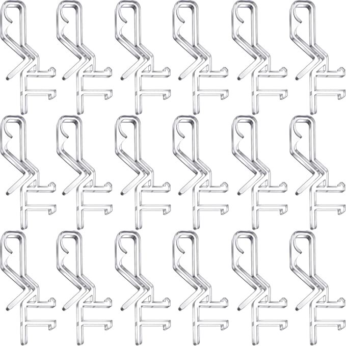 Kleine Dekorationselemente, 1,87 Zoll Transparente Jalousien-paneelclips, Dekorationselemente Für Jalousien (20 Stück)